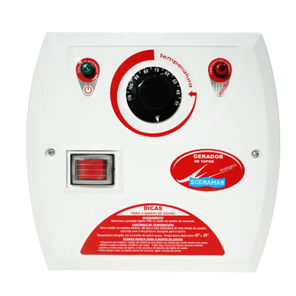 QUADRO DE COMANDO PARA GERADOR DE VAPOR COMPACT LINE ANALÓGICO